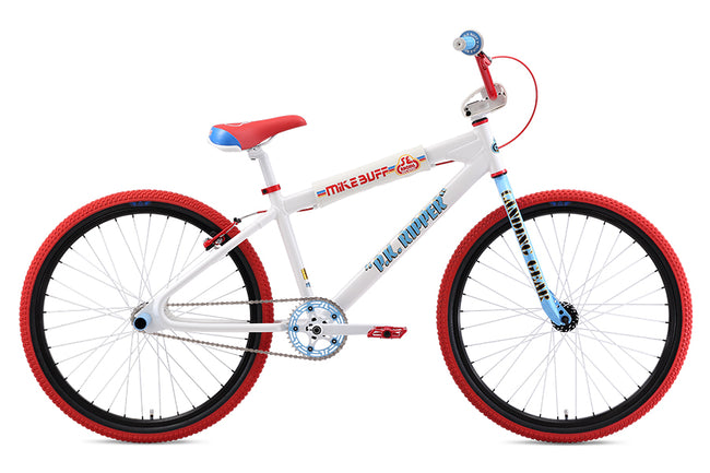 SE Racing Mike Buff PK Ripper Looptail 26&quot; Bike-White - 1