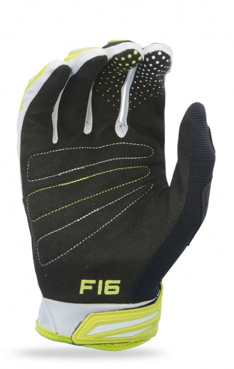 Fly Racing 2017 F-16 Gloves-Black/Lime - 2