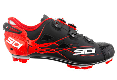 Sidi Tiger Clipless Shoes - Matte Black/Red