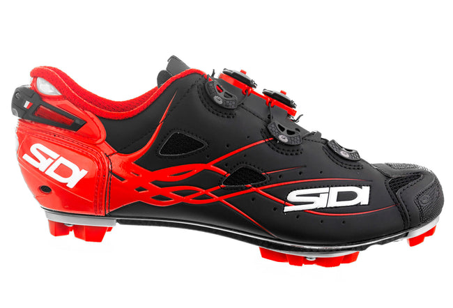 Sidi Tiger Clipless Shoes - Matte Black/Red - 1