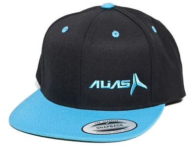 Alias Snap Back Hat-Black/Cyan Blue