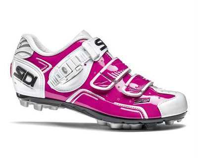 Sidi Buvel Women Clipless Shoe-Fuchsia/White