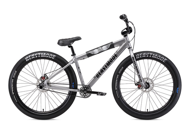SE Racing Beast Mode Ripper 27.5+ BMX Bike-Silver - 1