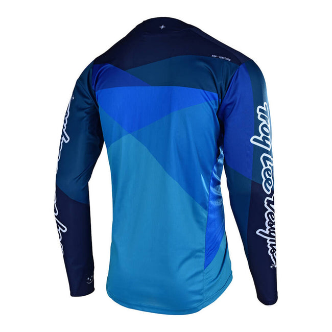 Troy Lee Designs 2019 Sprint Jet BMX Race Jersey-Ocean/Blue - 2