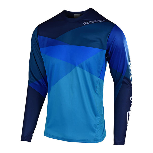 Troy Lee Designs 2019 Sprint Jet BMX Race Jersey-Ocean/Blue - 3