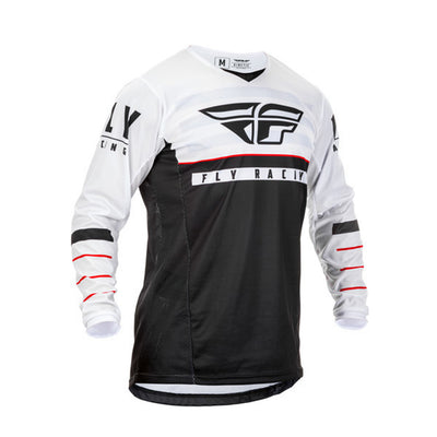 Fly Racing 2020 K120 BMX Race Jersey-Black/White/Red