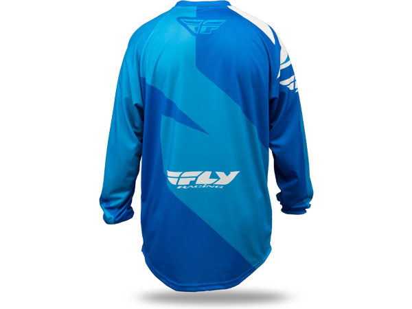 Fly Racing 2015 F-16 BMX Race Jersey-Blue/Light Blue - 2