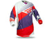 Fly Racing 2014 Kinetic Blocks BMX Race Jersey-Purple/Red/White - 1