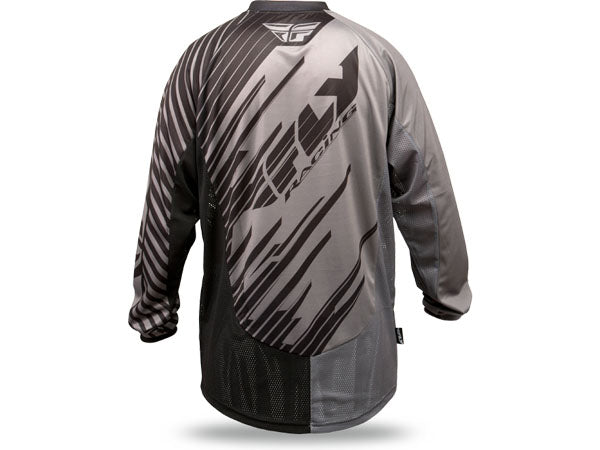 Fly Racing 2014 Kinetic Shock BMX Race Jersey-Gray/Black - 2