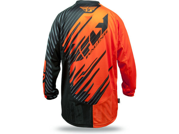 Fly Racing 2014 Kinetic Shock BMX Race Jersey-Orange/Black - 2