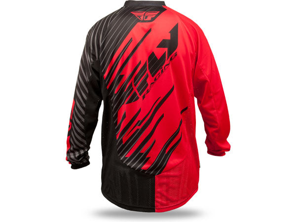 Fly Racing 2014 Kinetic Shock BMX Race Jersey-Red/Black - 2