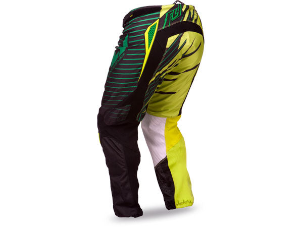 Fly Racing 2014 Kinetic Shock Race Pants-Green/Black - 2
