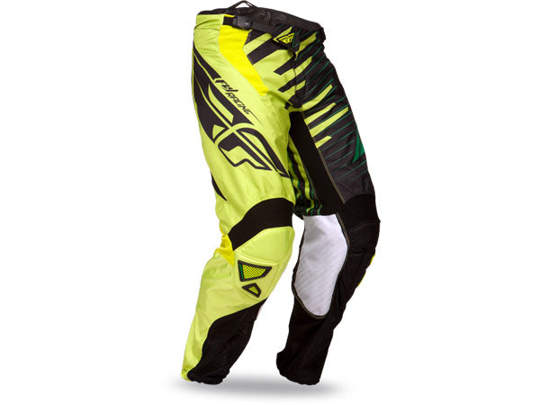 Fly Racing 2014 Kinetic Shock Race Pants-Green/Black - 1
