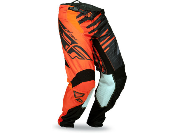 Fly Racing 2014 Kinetic Shock Race Pants-Orange/Black - 1