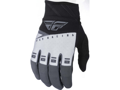 FLY RACING 2019 F-16 GLOVES-Black/White/Grey