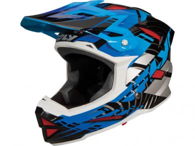 Fly Racing Default Helmet-Black/Blue