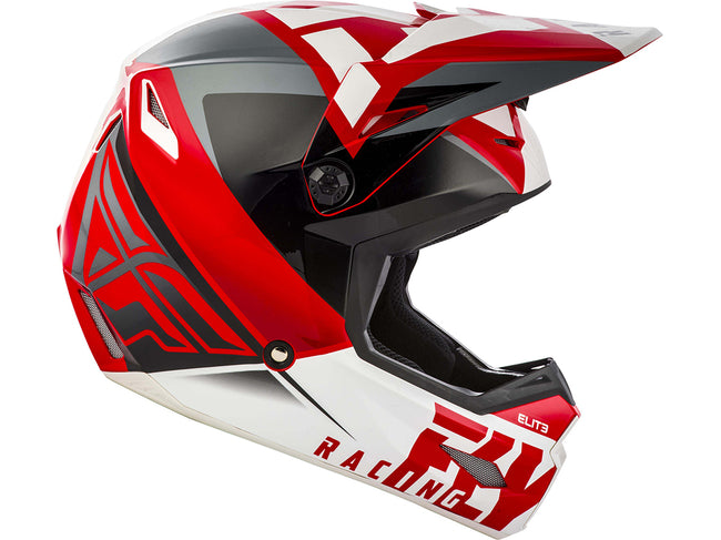 FLY RACING 2019 Elite Vigilant Helmet-Red/Back - 2