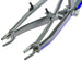 Intense 2014 Phenom Aluminum BMX Race Frame-Blue/Silver - 3