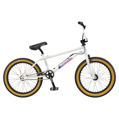 GT Pro Performer Heritage 20.75"TT BMX Bike-Speed White