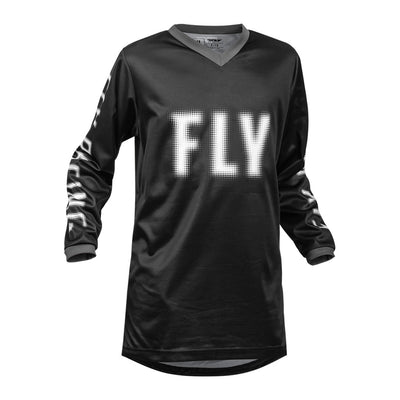 Fly Racing F-16 BMX Race Jersey-Black/White