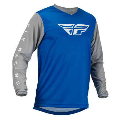 Fly Racing F-16 BMX Race Jersey- Blue/Grey