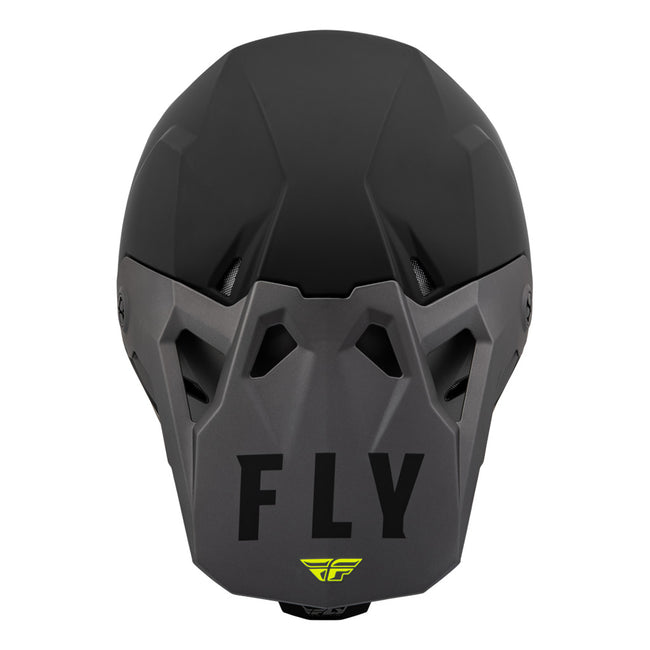 Fly Racing Formula CP Slant BMX Race Helmet-Matte Black/Grey/Hi-Vis - 3