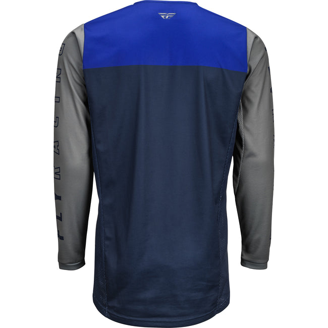 Fly Racing K121 BMX Race Jersey-Blue/Navy/Grey - 2