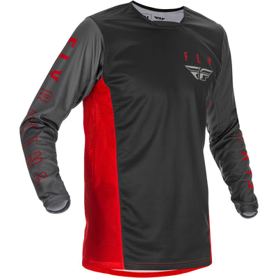 Fly Racing K121 BMX Race Jersey-Red/Grey/Black