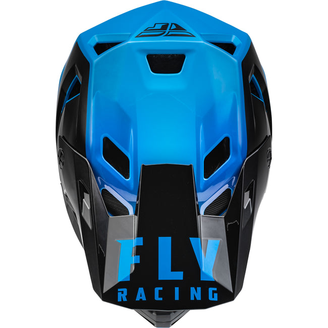 Fly Racing Rayce BMX Race Helmet-Black/Blue - 3