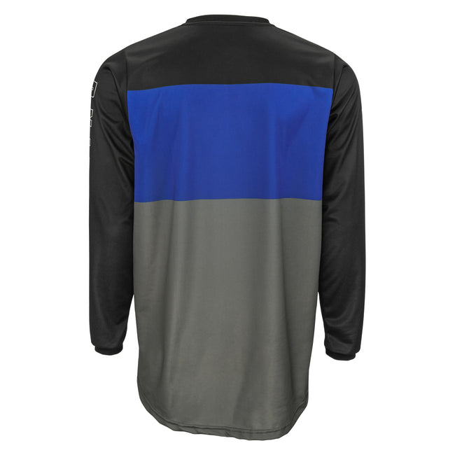 Fly Racing 2022 F-16 BMX Race Jersey-Blue/Grey/Black - 2