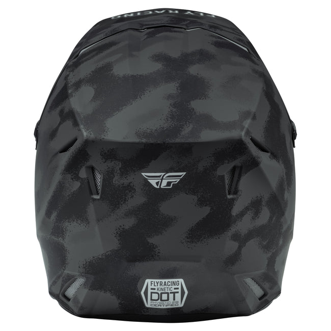 Fly Racing 2022 Kinetic S.E. Tactic BMX Race Helmet-Matte Grey Camo - 3