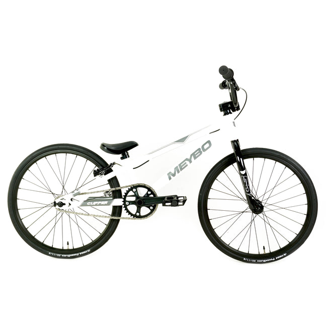 Meybo Clipper Junior BMX Race Bike-Grey/Blue/Cyan - 3