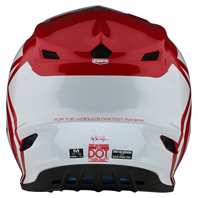 Troy Lee Designs GP Overload BMX Race Helmet-Red/White - 4