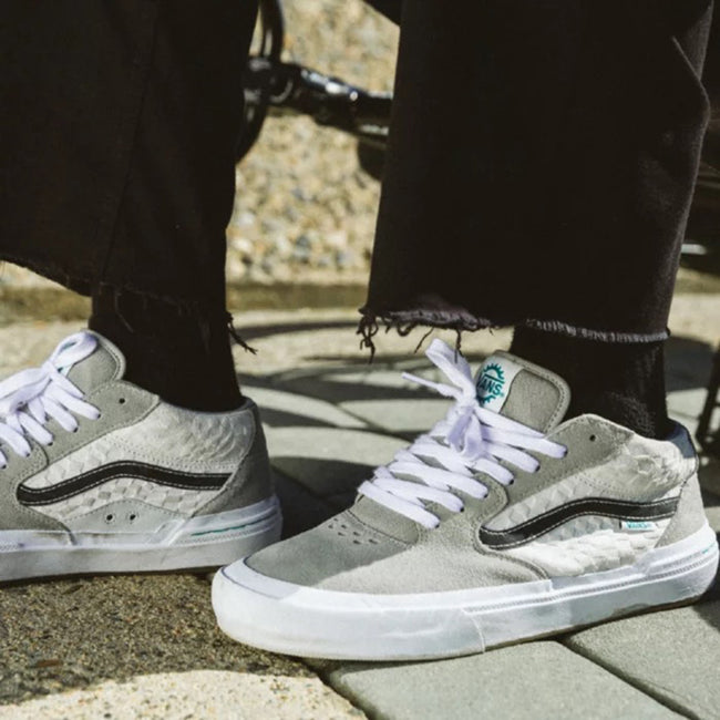 Vans Kevin Peraza BMX Shoes-Grey/White - 8