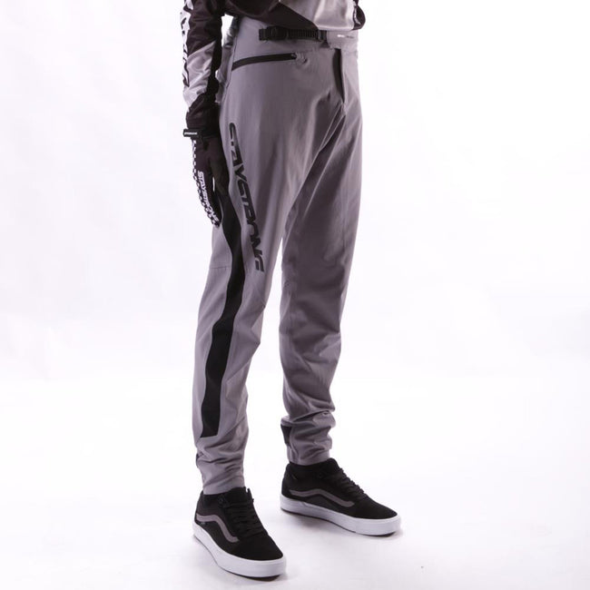 Stay Strong V2 BMX Race Pants-Grey/Black - 2