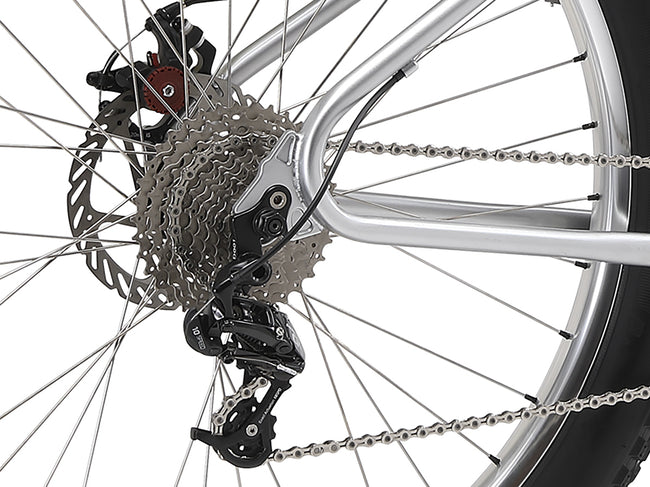 SE Racing OM-Duro 27.5+ Bike-Silver Sparkle - 5