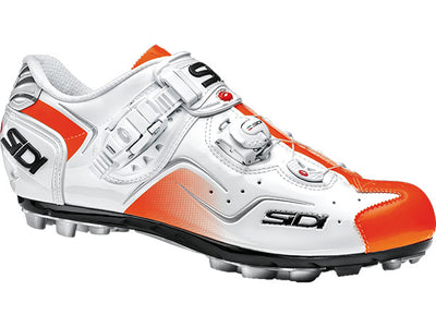 SIDI Cape Clipless Shoes-White/Orange