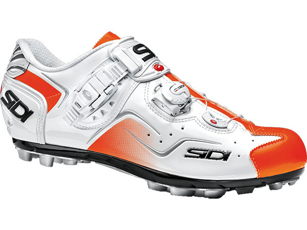 SIDI Cape Clipless Shoes-White/Orange - 1