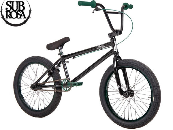 Subrosa Salvador BMX Bike-Gloss Black/Green - 1