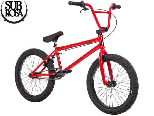 Subrosa Salvador BMX Bike-Gloss Red/Black - 1