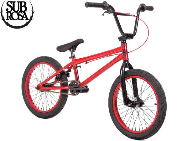Subrosa Tiro BMX Bike-18&quot;-Gloss Red/Black - 1