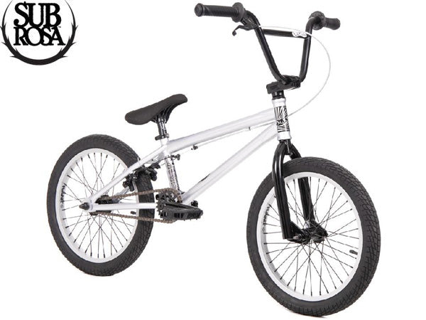 Subrosa Tiro BMX Bike-18&quot;-Gloss Silver/Black - 1