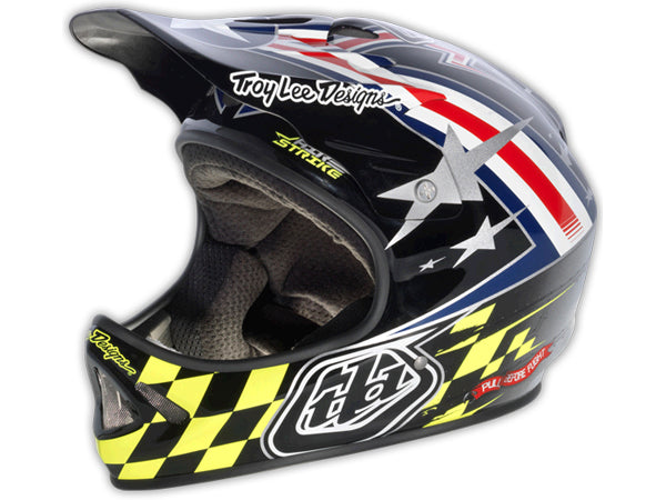 Troy Lee 2013 D2 Air Strike Composite Helmet-Black - 4