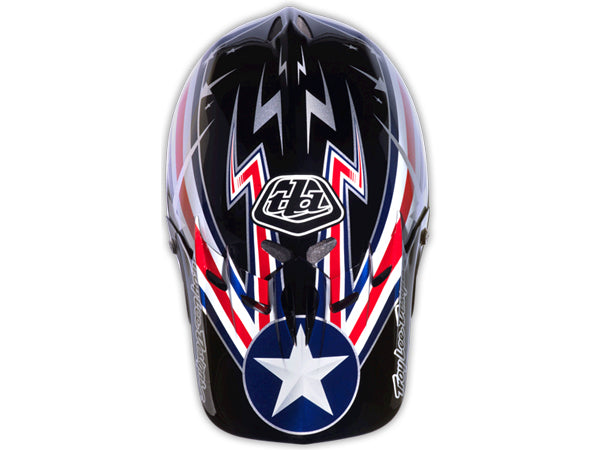 Troy Lee 2013 D2 Air Strike Composite Helmet-Black - 5