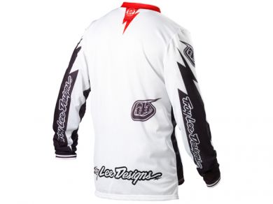 Troy Lee 2013 GP Air BMX Race Jersey-Cyclops White - 2