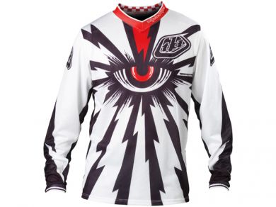 Troy Lee 2013 GP Air BMX Race Jersey-Cyclops White