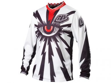 Troy Lee 2013 GP Air BMX Race Jersey-Cyclops White - 3