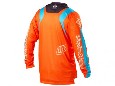 Troy Lee 2013 GP Air BMX Race Jersey-Mirage Blue/Orange - 2