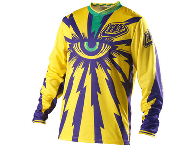 Troy Lee 2013 GP BMX Race Jersey-Cyclops Yellow/Purple