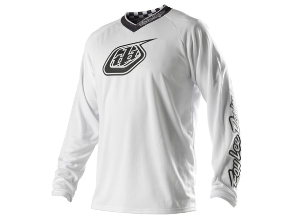 Troy Lee 2014 GP BMX Race Jersey-White-Out White - 1